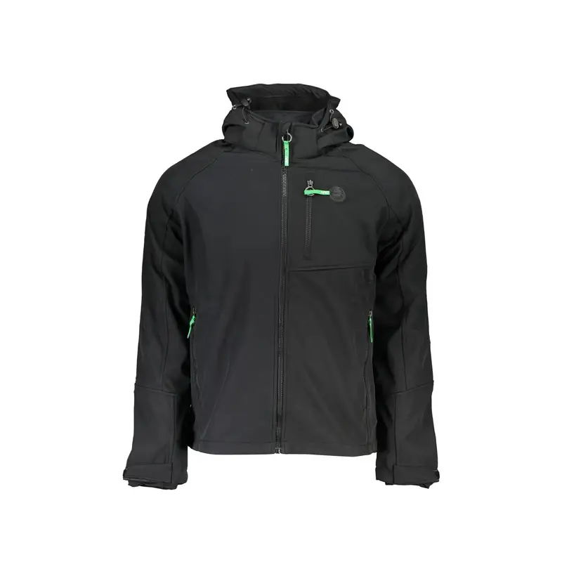 Giubbotto Maniche Lunghe Uomo Nero Soft Shell