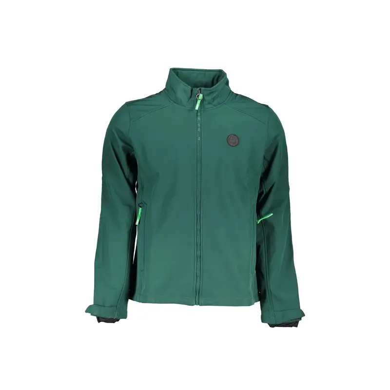 Giubbotto Maniche Lunghe Uomo Verde Zip