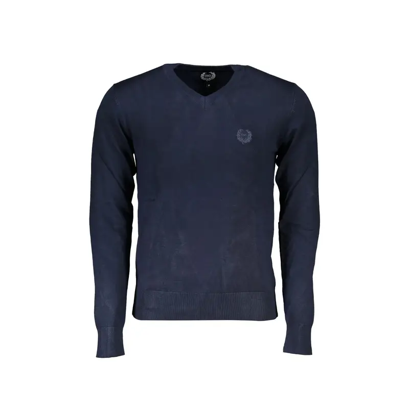 Maglia Uomo Blu Ricamo