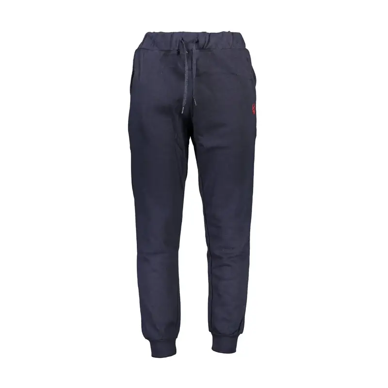 Gian Marco Venturi Pantaloni Uomo Blu con Ricamo