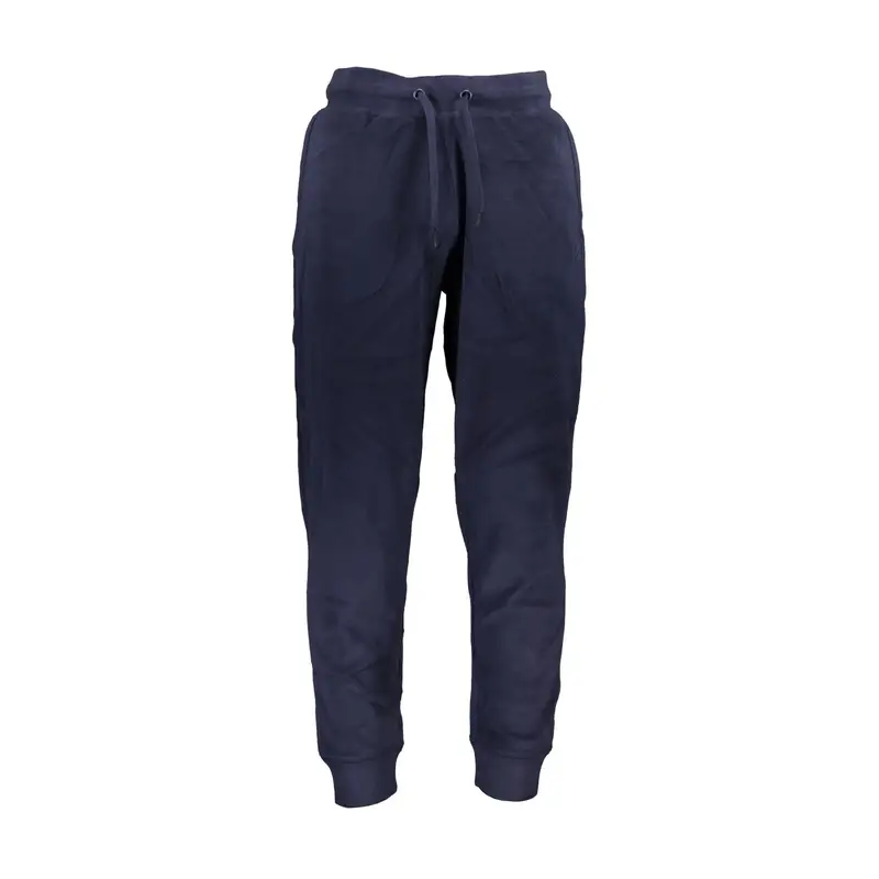 Pantaloni Uomo Blu Ricamo