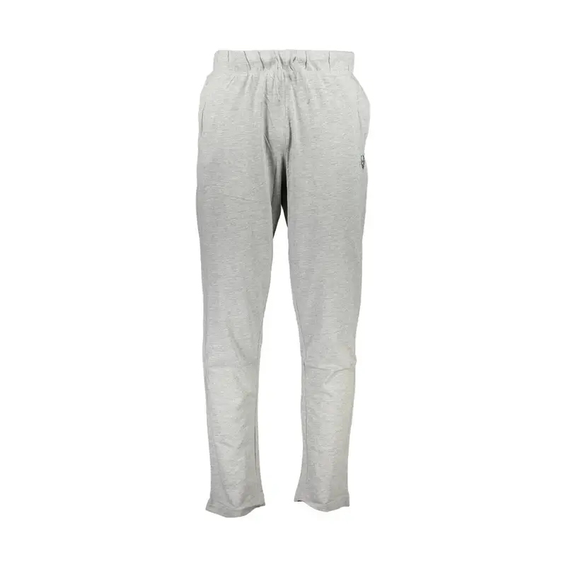 Gian Marco Venturi Pantaloni Uomo Grigio con Ricamo