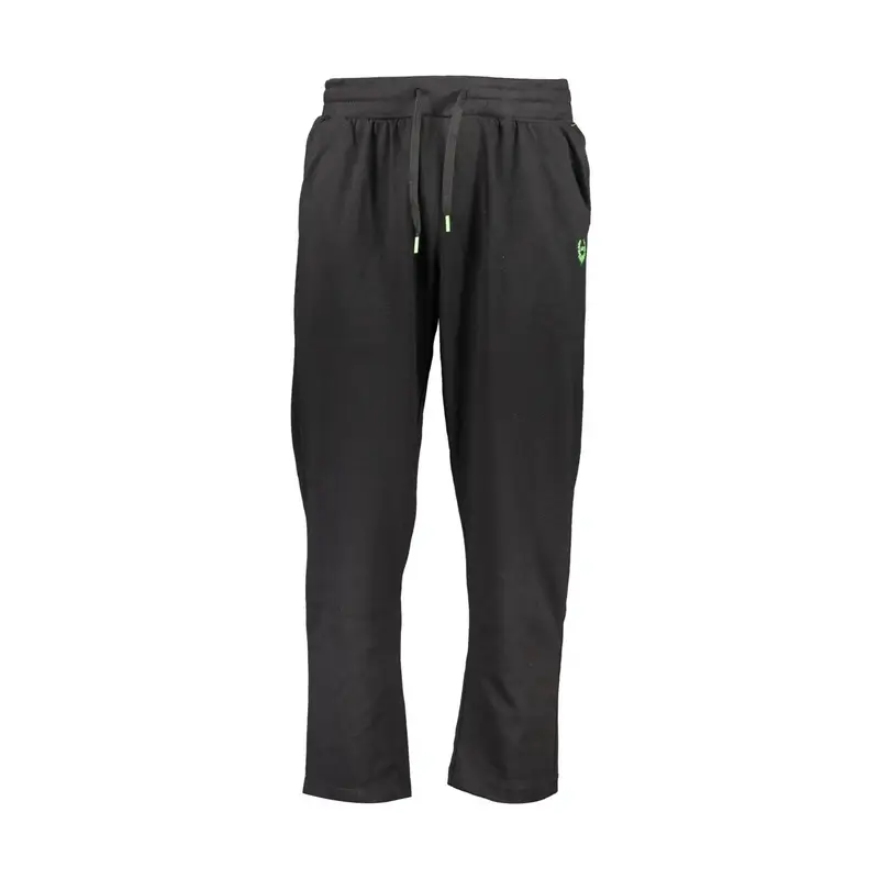 Gian Marco Venturi Pantaloni Uomo Nero con Ricamo