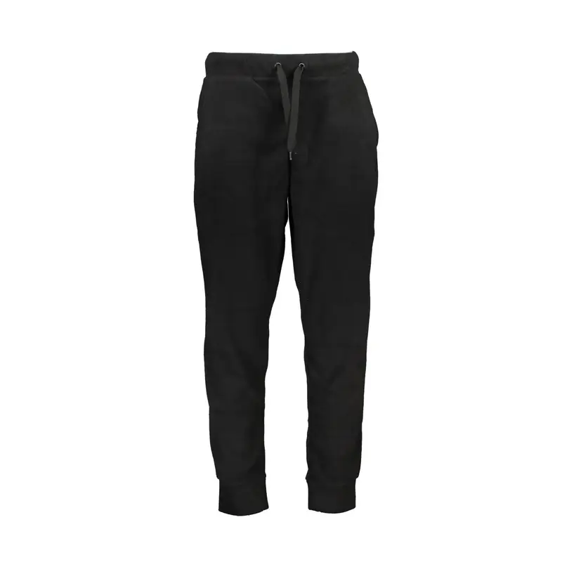 Pantaloni Uomo Nero Ricamo