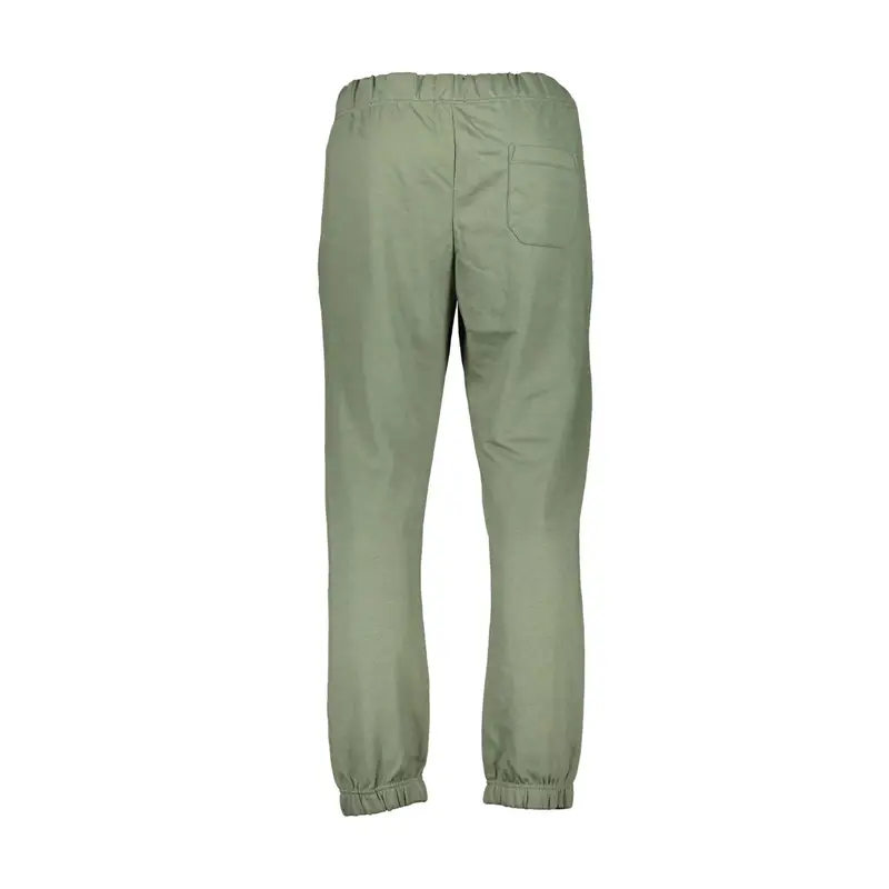 Gian Marco Venturi Pantaloni Uomo Verde Militare con Elastico miniatura 2