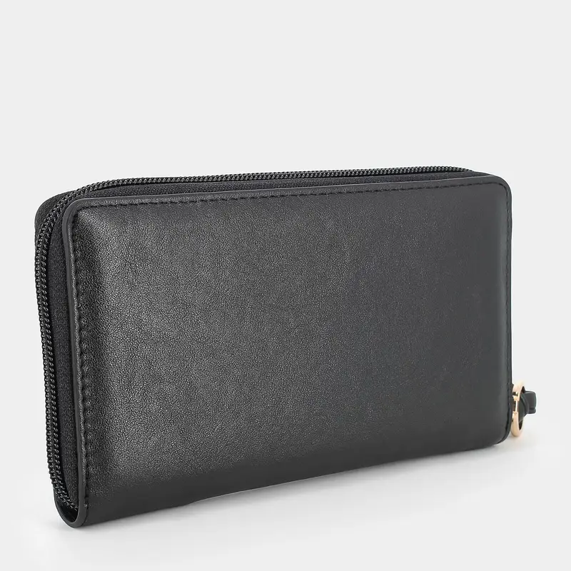 Portafoglio Gian Marco Venturi da Donna, nero miniatura 2