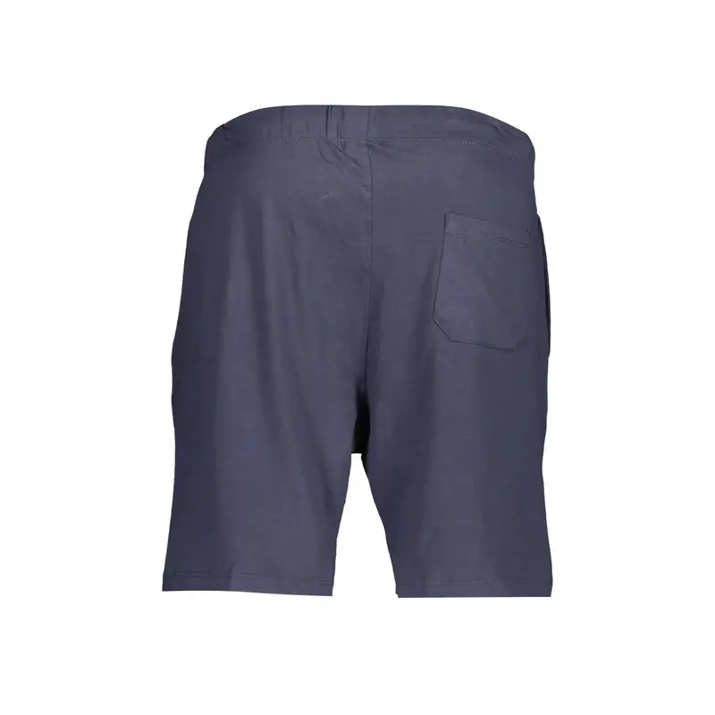 Gian Marco Venturi Pantaloni Corti Uomo Blu con Ricamo miniatura 2