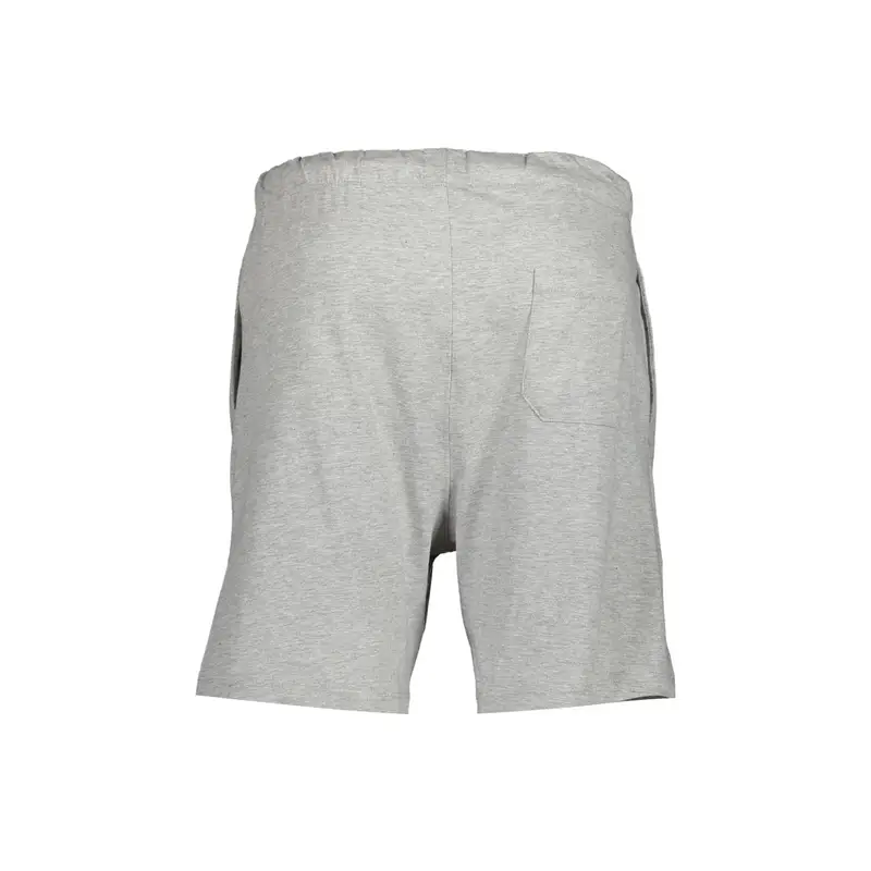 Gian Marco Venturi Pantaloni Corti Uomo Grigio con Ricamo miniatura 2