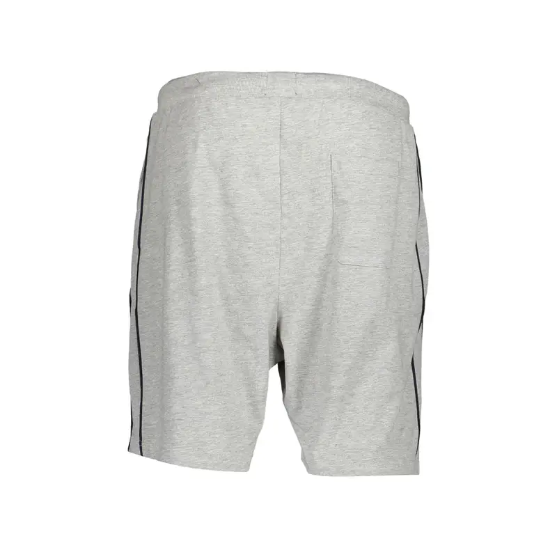 Gian Marco Venturi Pantaloni Corti Uomo Grigio con Ricamo miniatura 2