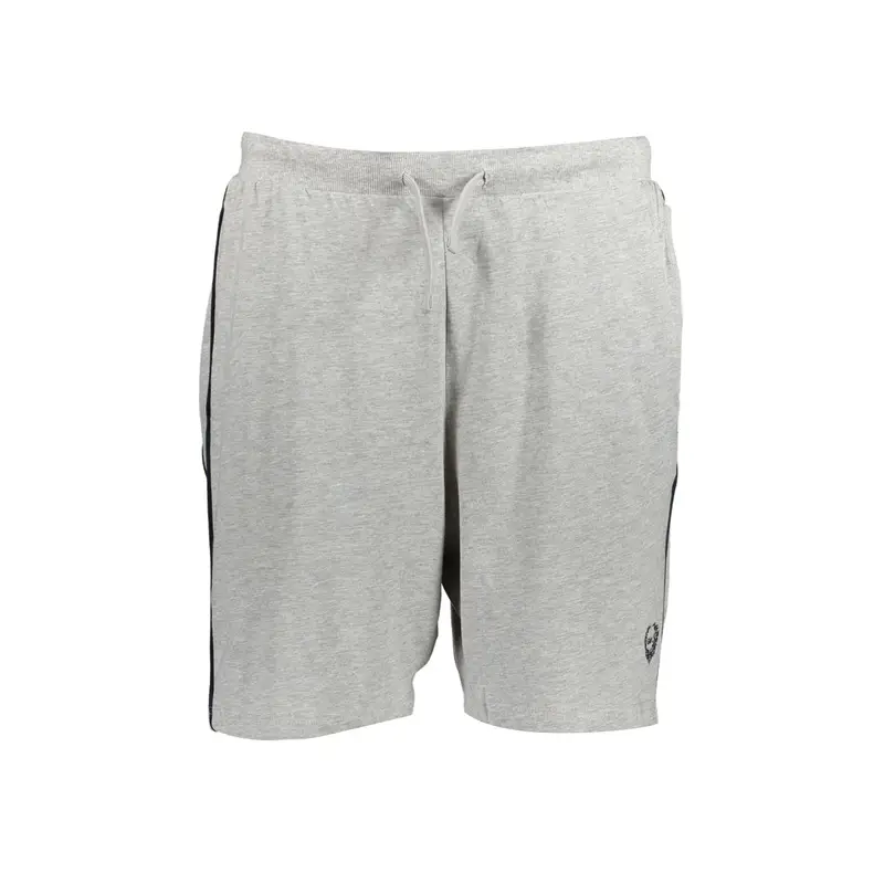 Gian Marco Venturi Pantaloni Corti Uomo Grigio con Ricamo