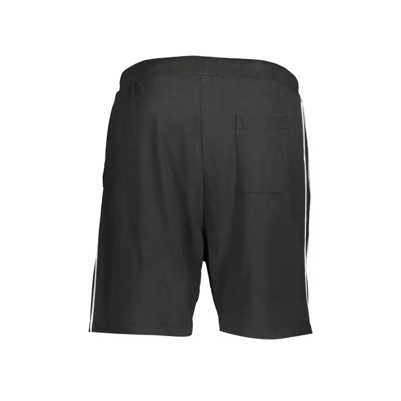 Gian Marco Venturi Pantaloni Corti Uomo Nero con Ricamo miniatura 2
