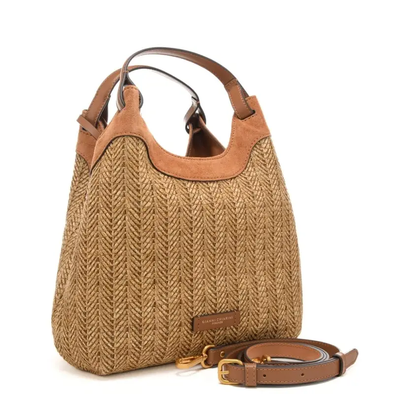 Gianni Chiarini Borsa a spalla Donna Beige 4114499 miniatura 2