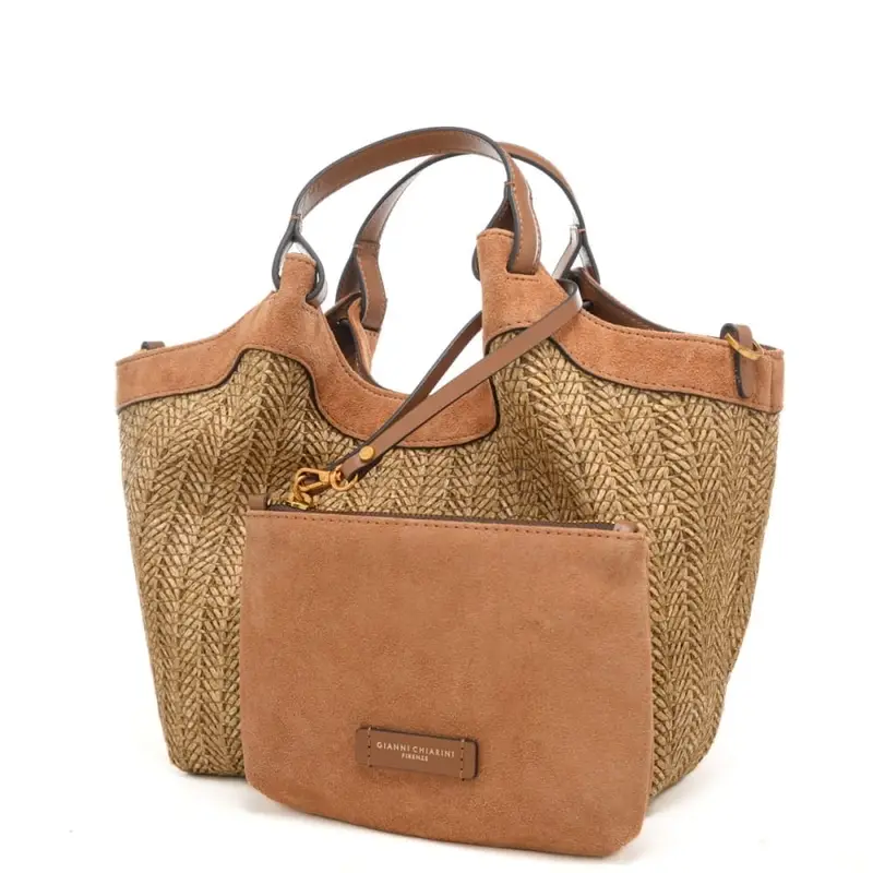 Gianni Chiarini Borsa a spalla Donna Beige 4114499 miniatura 3