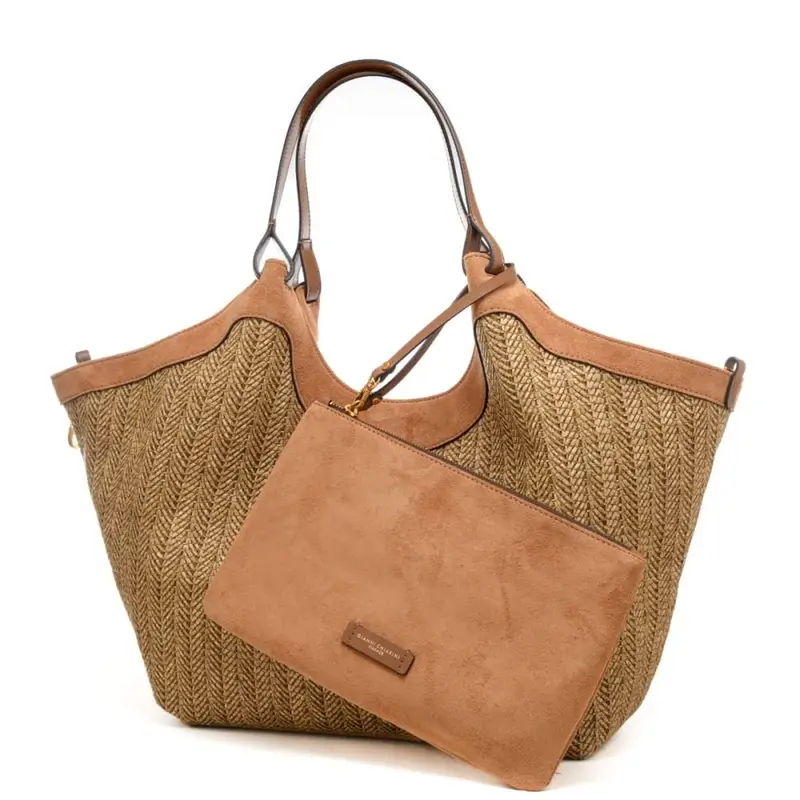 Gianni Chiarini Borsa a spalla Donna Beige 4114536 miniatura 3