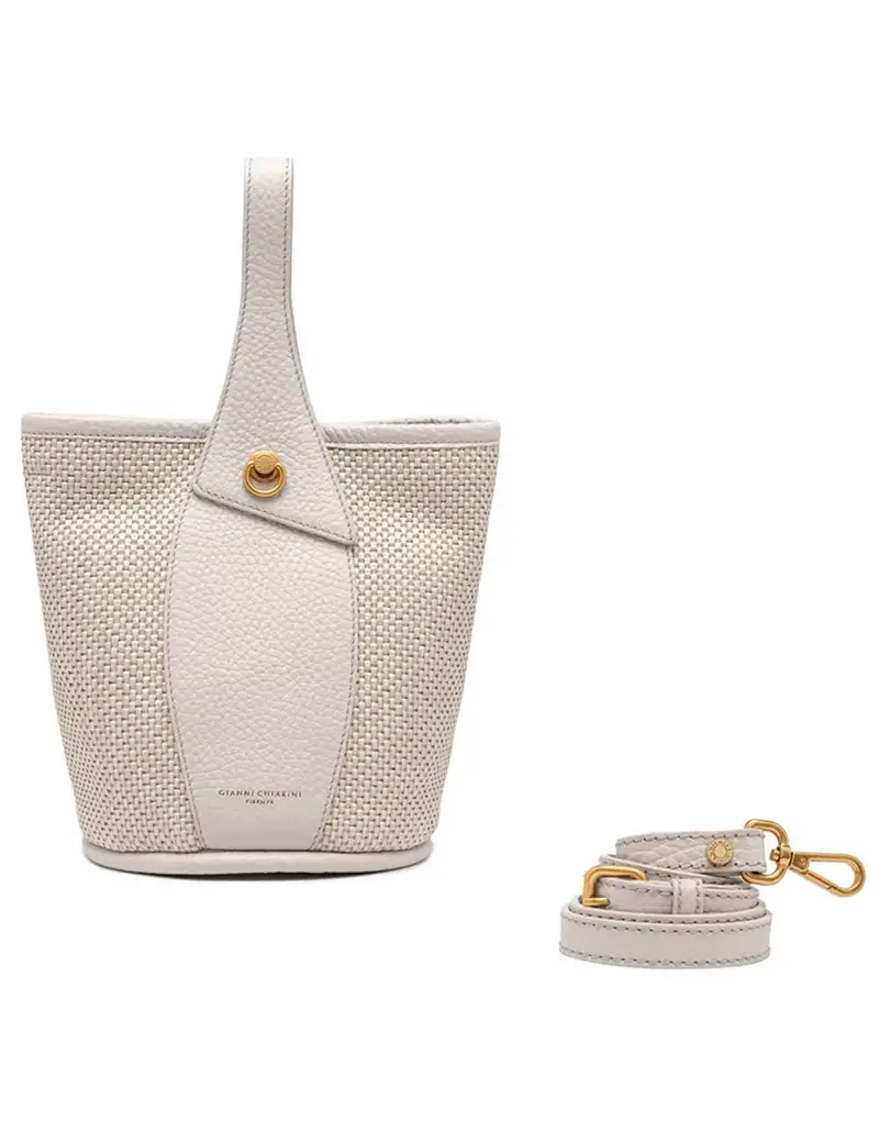 Gianni Chiarini Borse donna Ester in tessuto e pelle beige Donna BS11380 211 CST-TKL