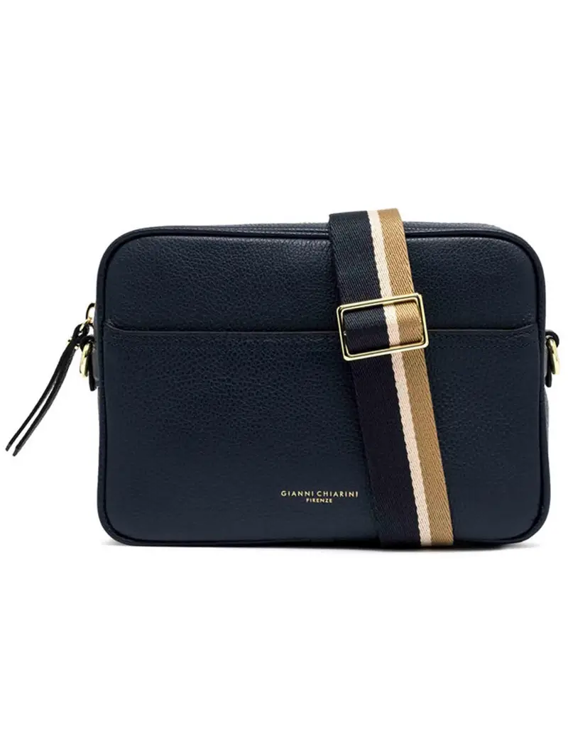 Borse Nina in pelle martellata blu Donna BS11180 0208 COMMGRN-NAOP