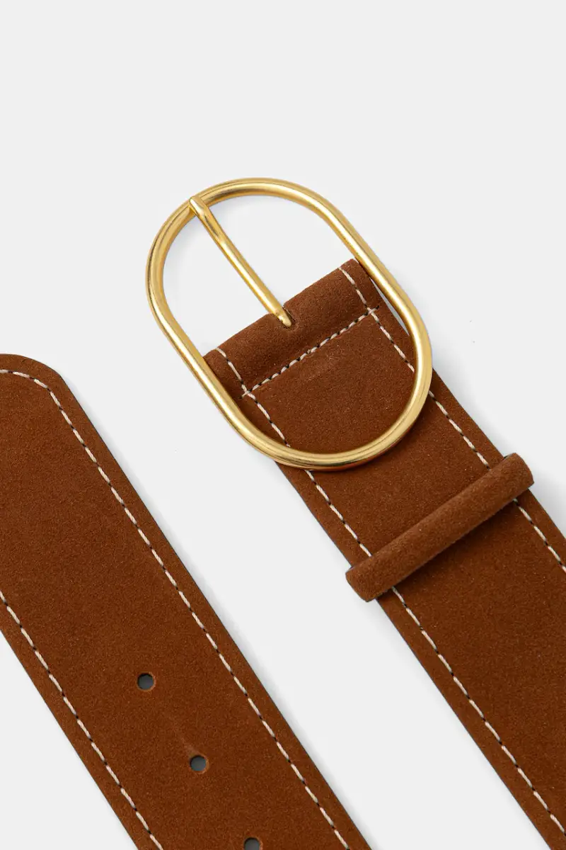 cintura in pelle donna colore marrone CN.K00334 miniatura 2