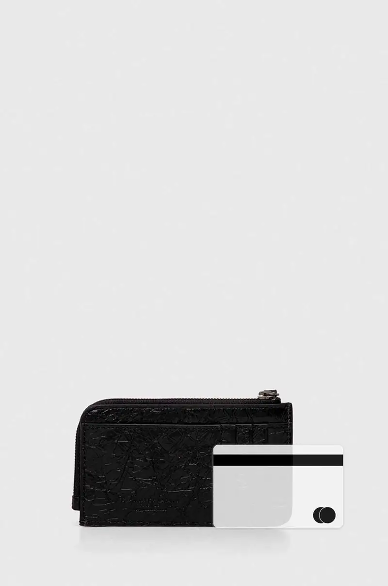 portafoglio in pelle donna colore nero PF 5085 NPK miniatura 5