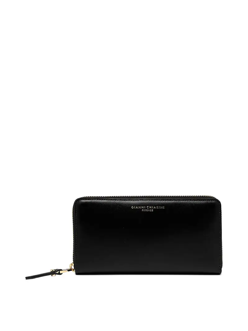 Portafoglio Wallets Dollaro In Pelle Liscia Nero
