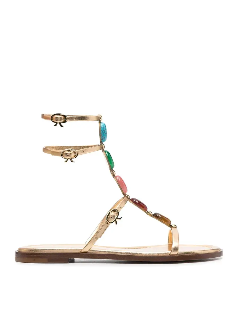 Sandali Shanti in pelle Multicolore