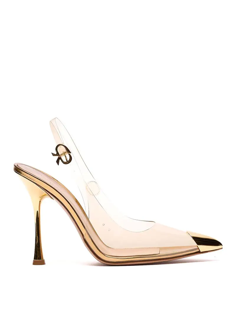 Slingback Diana color oro