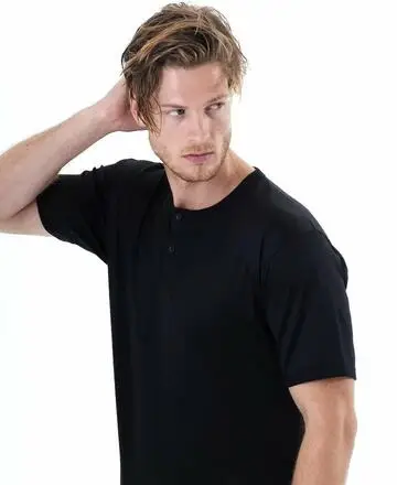 Maglia intima uomo filo di scozia Gicipi 261 Serafino Nero