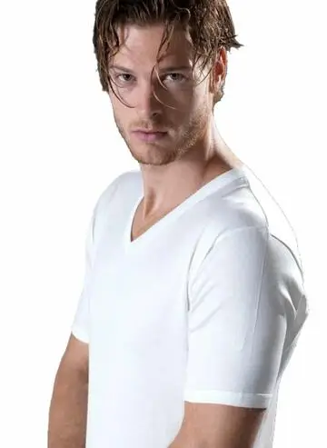 Maglia intima uomo scollo a v filo di scozia Gicipi 261 Bianco tg 8