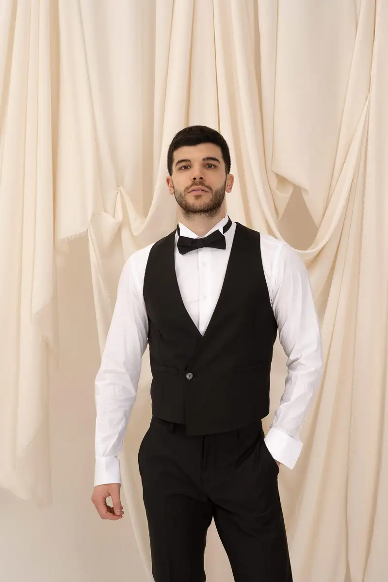 PATRIZIA PEPE Gilet Uomo Nero 921879 miniatura 3