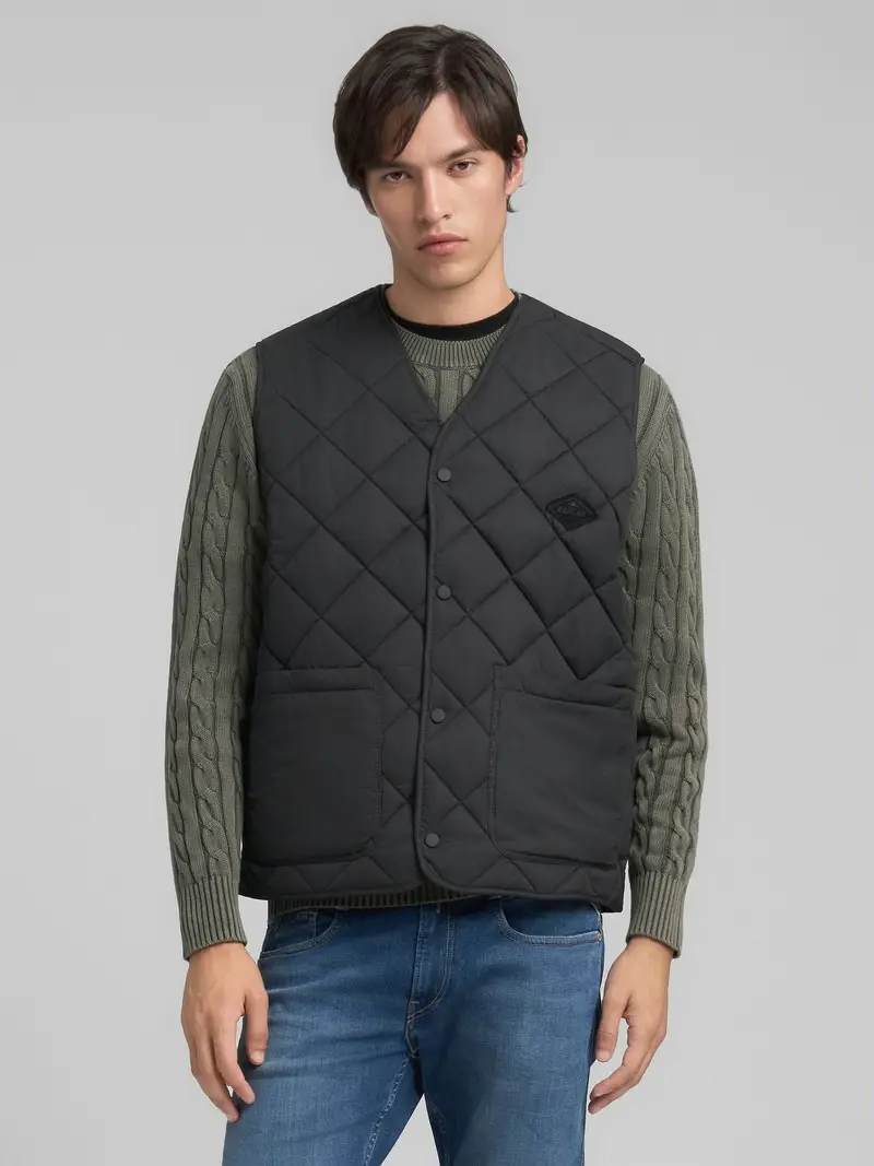 Replay Gilet Grigio 1992457