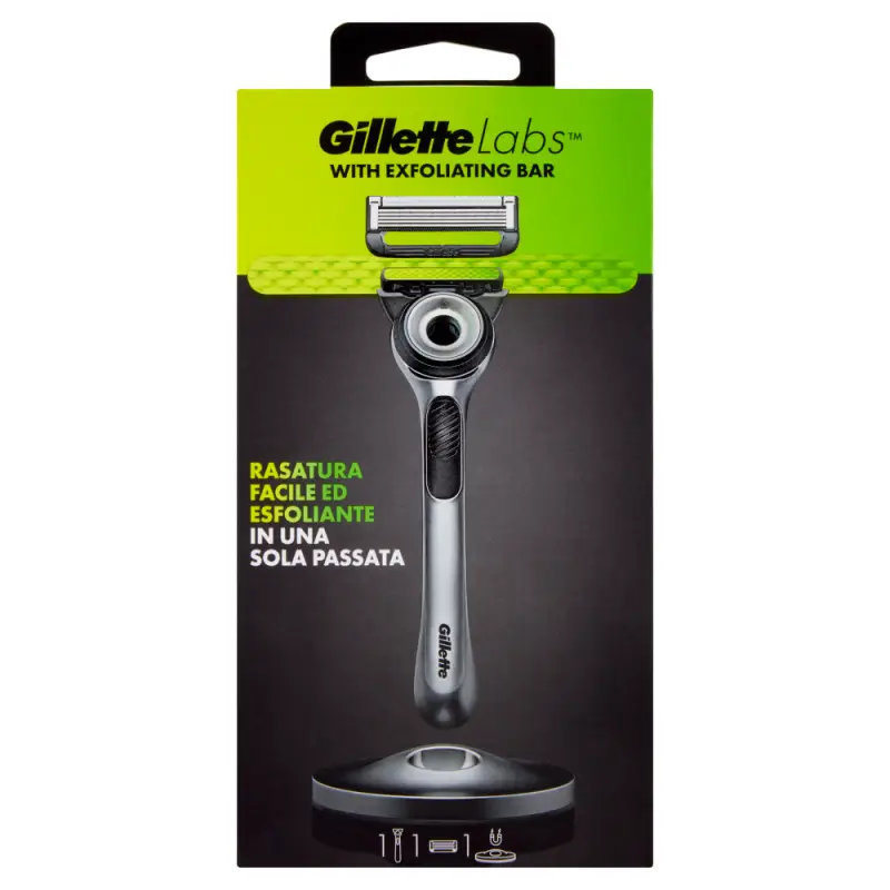 Gillette - Rasoio con barra esfoliante