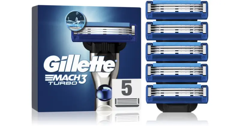 Testina Gillette Mach3 Turbo 3D di ricambio - Variante 5 ks