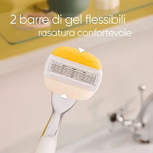 Gillette Venus Rasoio Donna Giallo 2751066 miniatura 2