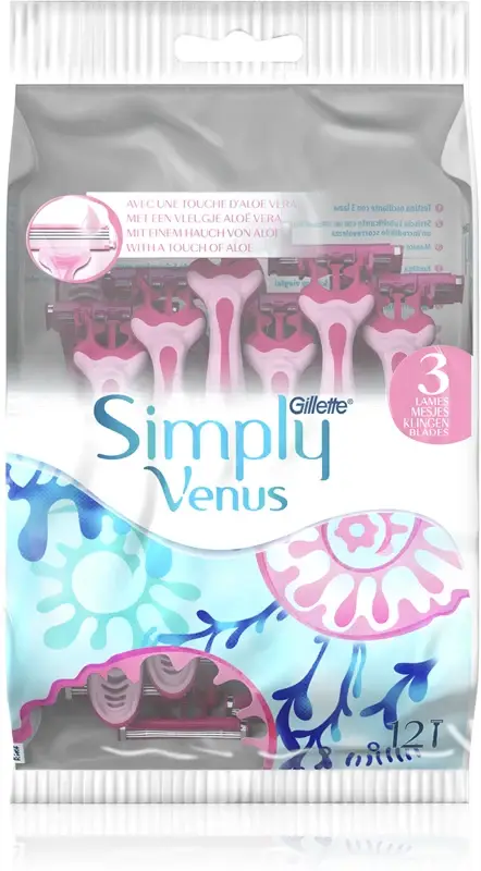 Venus Simply Rasoi Monouso 12 Pezzi