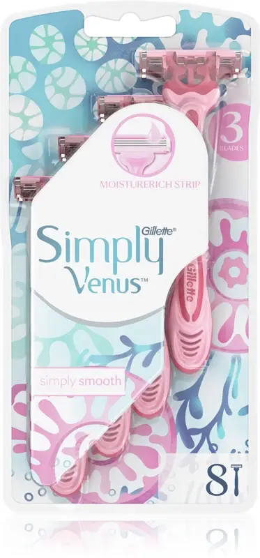 Venus Simply Rasoi Monouso 8 Pezzi