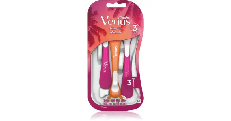 Venus Smooth Miami rasoi monouso da donna 3 pezzi