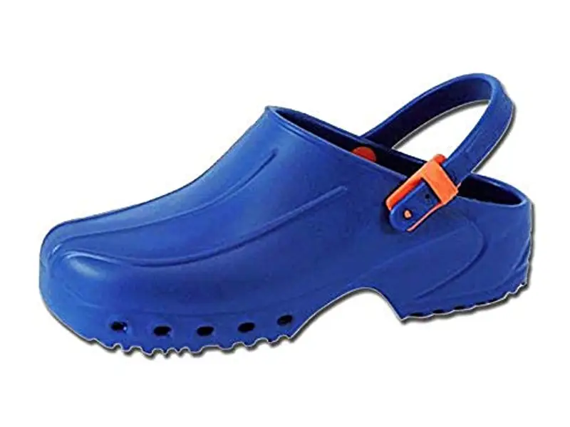 GIMA 26212 Zoccoli Professionali Leggeri con Laccetto, Unisex, Anatomici, Antiscivolo, Antishock, Antistatici, Tomaia