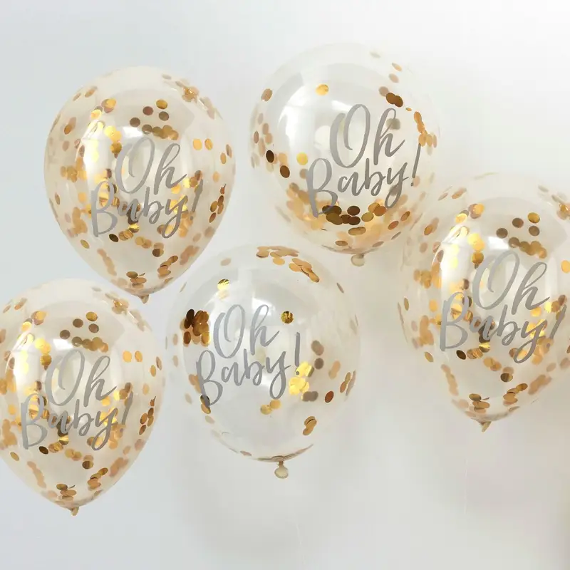 Ginger Ray OB-108 Oh Baby - Confetti Palloncini
