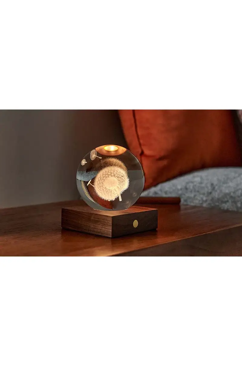 lampada a led Amber Crystal Light Multicolore miniatura 5