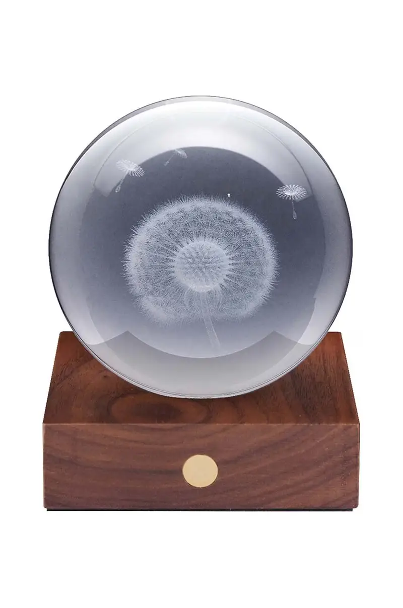 lampada a led Amber Crystal Light Multicolore