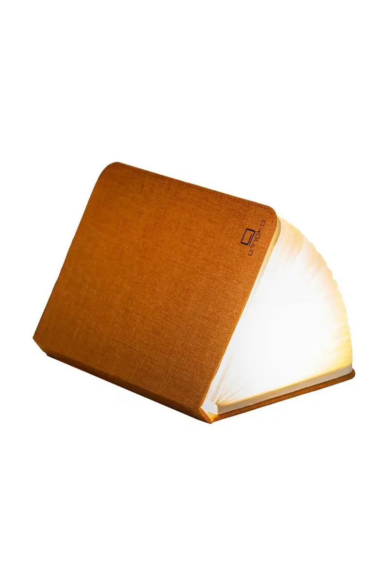 lampada a led Large Fabric Book Light Arancione