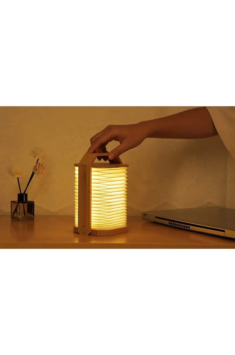 lampada a led Smart Origami Lamp Bianco miniatura 5