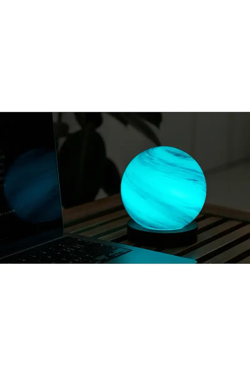 lampada decorativa a led senza fili AstraGlass Light L/12 x 12 x 13 cm Turchese miniatura 3