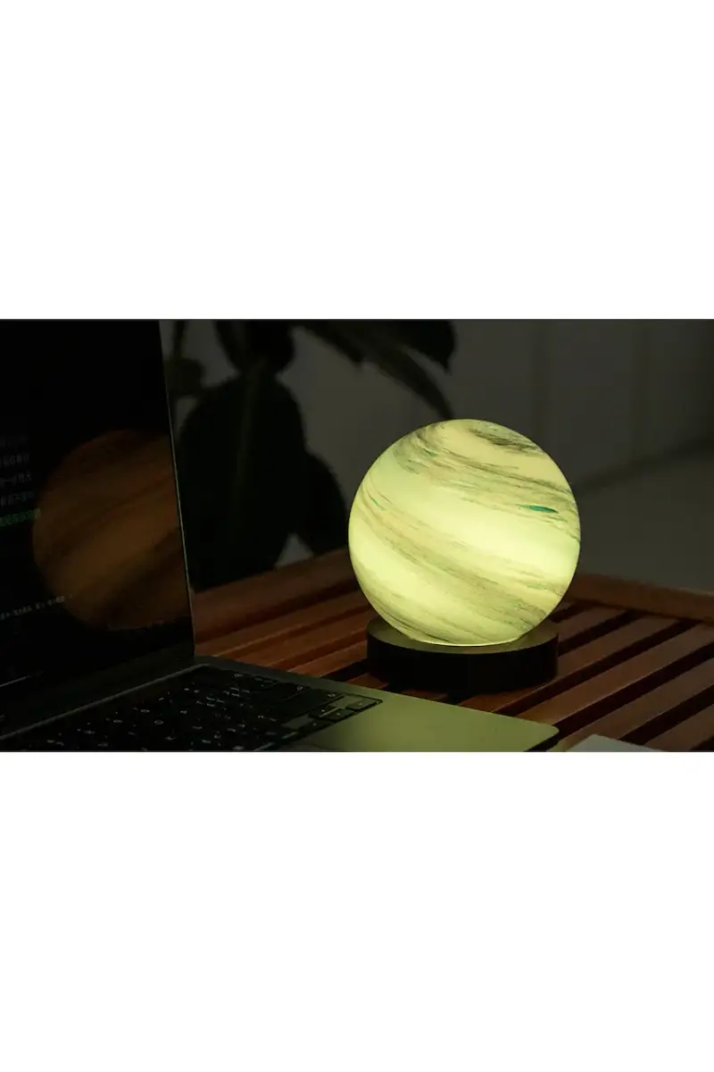 lampada decorativa a led senza fili AstraGlass Light L/12 x 12 x 13 cm Turchese miniatura 4