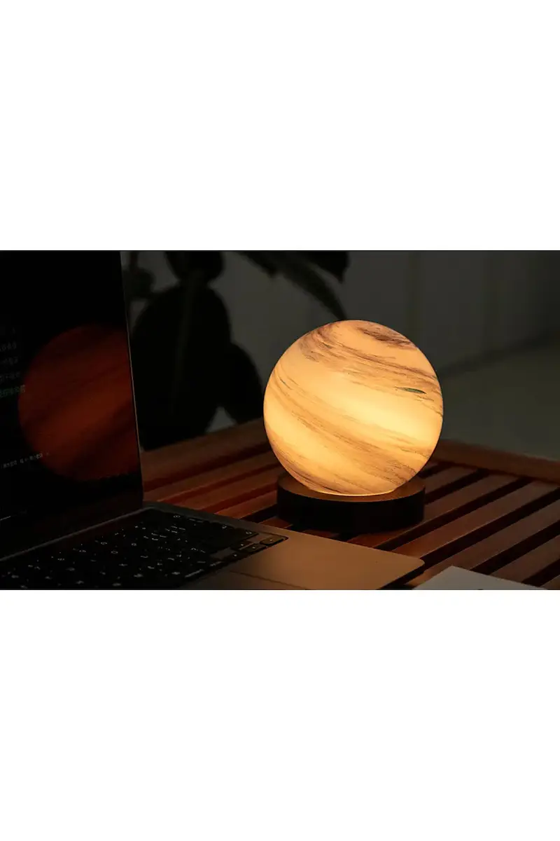 lampada decorativa a led senza fili AstraGlass Light L/12 x 12 x 13 cm Turchese miniatura 5