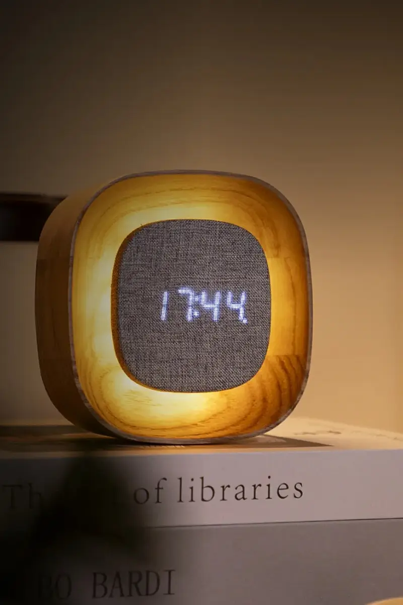 sveglia a led Lumos 12, 5 cm colore bianco miniatura 2