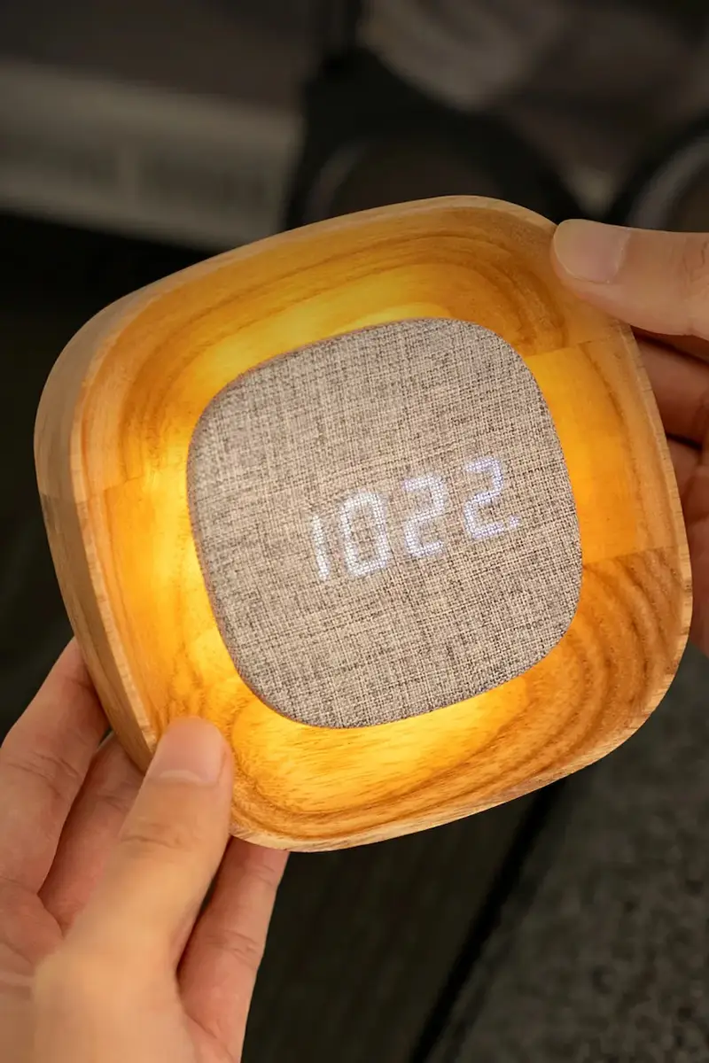 sveglia a led Lumos 12, 5 cm colore bianco miniatura 3