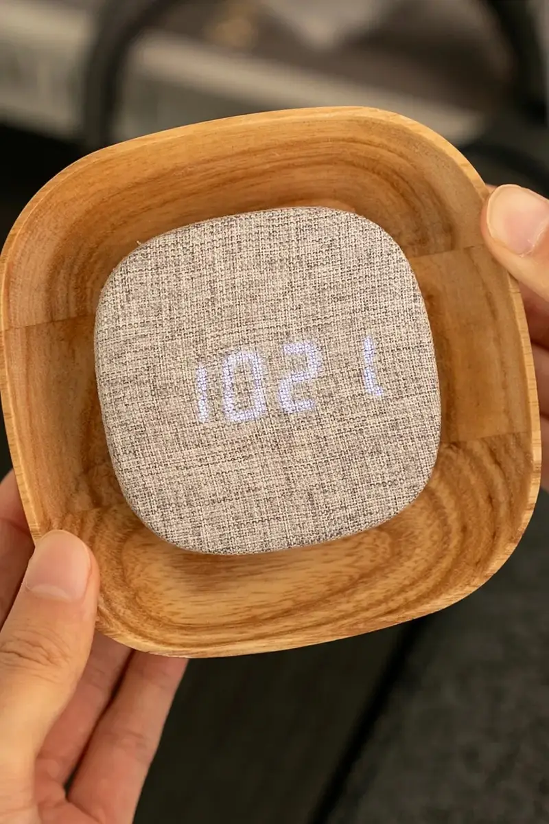 sveglia a led Lumos 12, 5 cm colore bianco miniatura 4