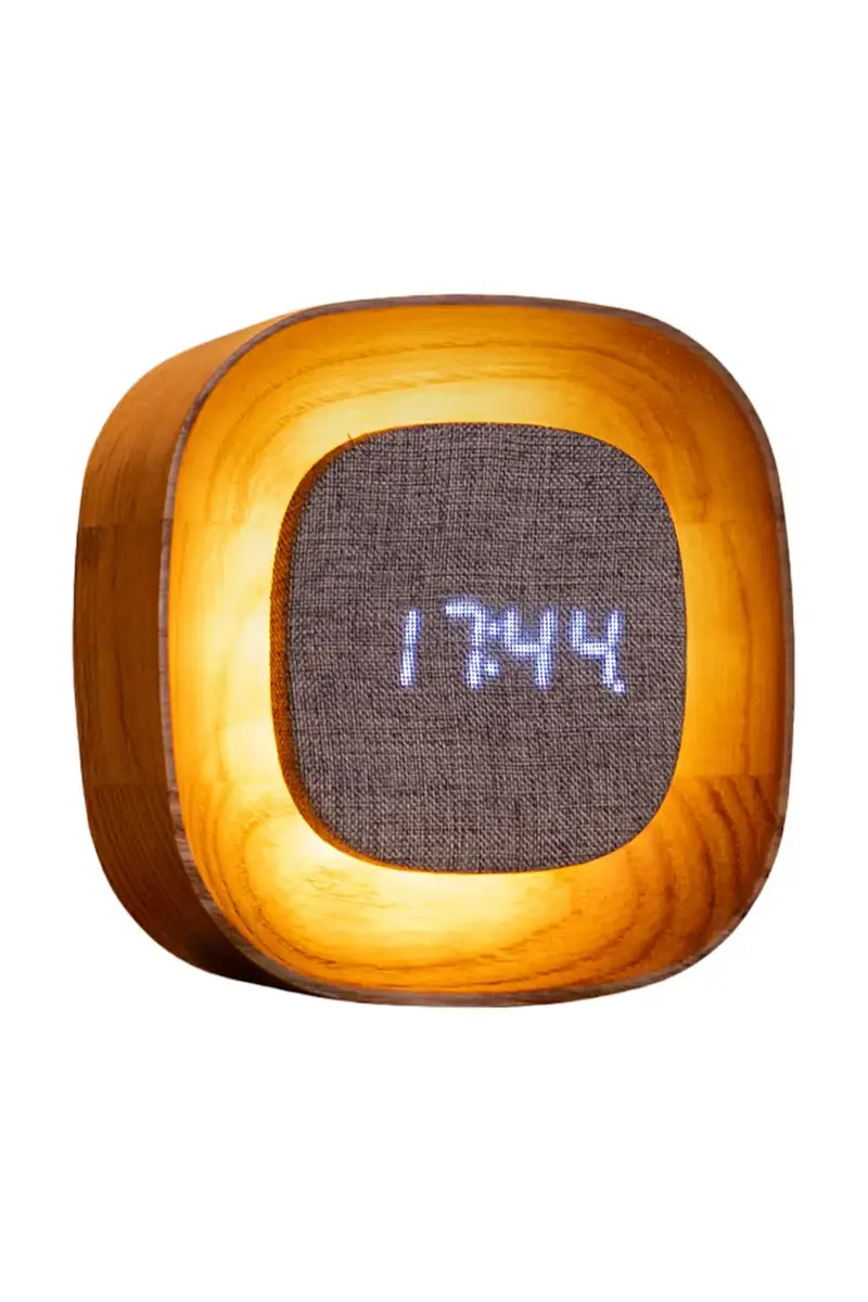 sveglia a led Lumos 12,5 cm colore bianco