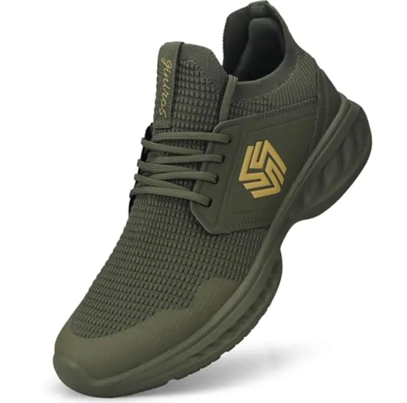 Giniros Sneakers Donna Scarpe Running Ginnastica Donna Corsa Camminata Trekking Tennis Outdoor Fitness Sportive Palestra Scarpe Lavoro Leggere Traspiranti Casual Scarpe Comode Donna Jogging Verde 36