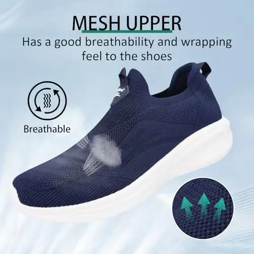 Giniros Sneakers Uomo Scarpe Running Corsa Ginnastica Camminata Casual Jogging Trekking Tennis Outdoor Fitness Sportive miniatura 3